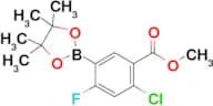 Methyl 2-chloro-4-fluoro-5-(4,4,5,5-tetramethyl-1,3,2-dioxaborolan-2-yl)benzoate