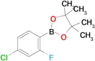 2-(4-Chloro-2-fluorophenyl)-4,4,5,5-tetramethyl-1,3,2-dioxaborolane