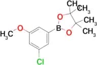 2-(3-Chloro-5-methoxyphenyl)-4,4,5,5-tetramethyl-1,3,2-dioxaborolane