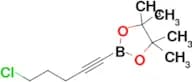 2-(5-Chloropent-1-yn-1-yl)-4,4,5,5-tetramethyl-1,3,2-dioxaborolane