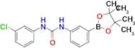 1-(3-Chlorophenyl)-3-(3-(4,4,5,5-tetramethyl-1,3,2-dioxaborolan-2-yl)phenyl)urea
