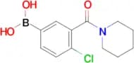 (4-Chloro-3-(piperidine-1-carbonyl)phenyl)boronic acid