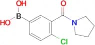 (4-Chloro-3-(pyrrolidine-1-carbonyl)phenyl)boronic acid