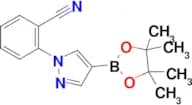 2-(4-(4,4,5,5-Tetramethyl-1,3,2-dioxaborolan-2-yl)-1H-pyrazol-1-yl)benzonitrile