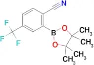 2-(4,4,5,5-Tetramethyl-1,3,2-dioxaborolan-2-yl)-4-(trifluoromethyl)benzonitrile