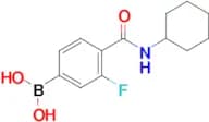 (4-(Cyclohexylcarbamoyl)-3-fluorophenyl)boronic acid
