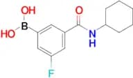 (3-(Cyclohexylcarbamoyl)-5-fluorophenyl)boronic acid
