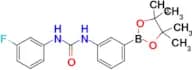1-(3-Fluorophenyl)-3-(3-(4,4,5,5-tetramethyl-1,3,2-dioxaborolan-2-yl)phenyl)urea