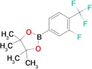 2-(3-Fluoro-4-(trifluoromethyl)phenyl)-4,4,5,5-tetramethyl-1,3,2-dioxaborolane