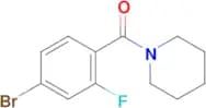 (4-Bromo-2-fluorophenyl)(piperidin-1-yl)methanone