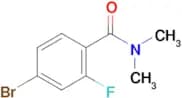4-Bromo-2-fluoro-N,N-dimethylbenzamide