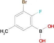 (3-Bromo-2-fluoro-5-methylphenyl)boronic acid