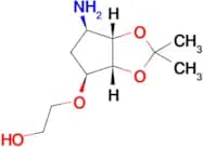 2-(((3aR,4S,6R,6aS)-6-Amino-2,2-dimethyltetrahydro-3aH-cyclopenta[d][1,3]dioxol-4-yl)oxy)ethanol