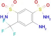 4-Amino-6-(trifluoromethyl)benzene-1,3-disulfonamide