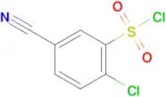 2-Chloro-5-cyanobenzene-1-sulfonyl chloride