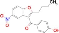 (2-Butyl-5-nitrobenzofuran-3-yl)(4-hydroxyphenyl)methanone