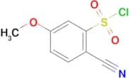 2-Cyano-5-methoxybenzene-1-sulfonyl chloride