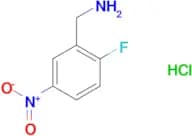 (2-Fluoro-5-nitrophenyl)methanamine hydrochloride