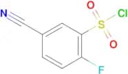 5-Cyano-2-fluorobenzene-1-sulfonyl chloride