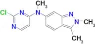 N-(2-Chloropyrimidin-4-yl)-N,2,3-trimethyl-2H-indazol-6-amine