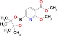 Methyl 2-methoxy-6-(4,4,5,5-tetramethyl-1,3,2-dioxaborolan-2-yl)nicotinate