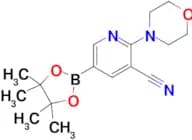 2-Morpholino-5-(4,4,5,5-tetramethyl-1,3,2-dioxaborolan-2-yl)nicotinonitrile