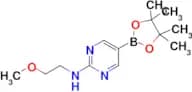 N-(2-Methoxyethyl)-5-(4,4,5,5-tetramethyl-1,3,2-dioxaborolan-2-yl)pyrimidin-2-amine