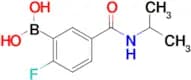 (2-Fluoro-5-(isopropylcarbamoyl)phenyl)boronic acid