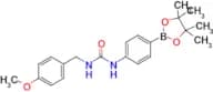 1-(4-Methoxybenzyl)-3-(4-(4,4,5,5-tetramethyl-1,3,2-dioxaborolan-2-yl)phenyl)urea