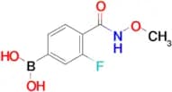 (3-Fluoro-4-(methoxycarbamoyl)phenyl)boronic acid
