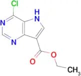 Ethyl 4-chloro-5H-pyrrolo[3,2-d]pyrimidine-7-carboxylate