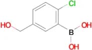 2-Chloro-5-hydroxymethylphenylboronic acid