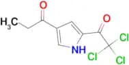 1-(5-(2,2,2-Trichloroacetyl)-1H-pyrrol-3-yl)propan-1-one