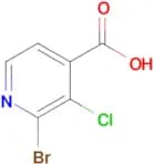2-Bromo-3-chloropyridine-4-carboxylic acid