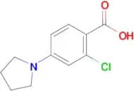 2-Chloro-4-(pyrrolidin-1-yl)benzoic acid