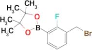 2-(3-(Bromomethyl)-2-fluorophenyl)-4,4,5,5-tetramethyl-1,3,2-dioxaborolane