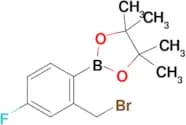 2-(2-(Bromomethyl)-4-fluorophenyl)-4,4,5,5-tetramethyl-1,3,2-dioxaborolane