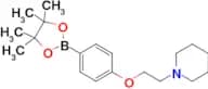1-(2-(4-(4,4,5,5-Tetramethyl-1,3,2-dioxaborolan-2-yl)phenoxy)ethyl)piperidine