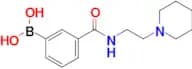(3-((2-(Piperidin-1-yl)ethyl)carbamoyl)phenyl)boronic acid