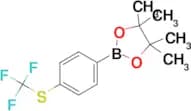 4,4,5,5-Tetramethyl-2-(4-((trifluoromethyl)thio)phenyl)-1,3,2-dioxaborolane