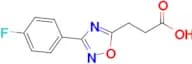 3-(3-(4-Fluorophenyl)-1,2,4-oxadiazol-5-yl)propanoic acid