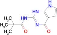 N-(4-Oxo-4,7-dihydro-1H-pyrrolo[2,3-d]pyrimidin-2-yl)pivalamide