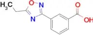 3-(5-Ethyl-1,2,4-oxadiazol-3-yl)benzoic acid