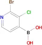 2-Bromo-3-chloropyridine-4-boronic acid