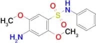 4-Amino-2,5-dimethoxy-N-phenylbenzenesulfonamide