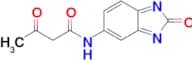 3-Oxo-N-(2-oxo-2H-benzo[d]imidazol-5-yl)butanamide