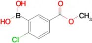 2-Chloro-5-(methoxycarbonyl)phenylboronic acid