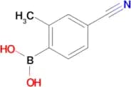 (4-Cyano-2-methylphenyl)boronic acid