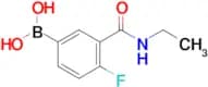 (3-(Ethylcarbamoyl)-4-fluorophenyl)boronic acid