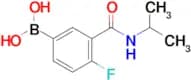 (4-Fluoro-3-(isopropylcarbamoyl)phenyl)boronic acid